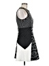 Jonathan Simkhai 100% Polyester Color Block Solid Tweed Multi Color Black Cocktail Dress Size 6 - photo 4