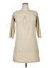 And 100% Polyester Solid Tan Casual Dress Size 14 - photo 1