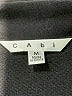 CAbi 100% Cotton Black Coat Size M - photo 4