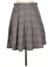 Papaya Plaid Gray Formal Skirt Size S - photo 1