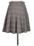 Papaya Plaid Gray Formal Skirt Size S - photo 2