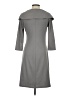 Marina Solid Gray Cocktail Dress Size 4 - photo 2