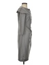 Marina Solid Gray Cocktail Dress Size 4 - photo 4