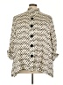 MULTIPLES Polka Dots Ivory 3/4 Sleeve Button-Down Shirt Size 3X - photo 1