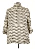 MULTIPLES Polka Dots Ivory 3/4 Sleeve Button-Down Shirt Size 3X - photo 2