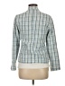 Shein 100% Polyester Plaid Blue Blazer Size 6 - photo 2