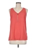 Fortune + Ivy 100% Polyester Orange Sleeveless Blouse Size M - photo 1