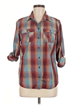Eddie Bauer 3/4 Sleeve Button Down Shirt