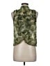 Edge 100% Polyester Camo Green Sleeveless Blouse Size M - photo 2
