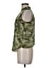 Edge 100% Polyester Camo Green Sleeveless Blouse Size M - photo 5