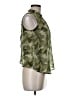 Edge 100% Polyester Camo Green Sleeveless Blouse Size M - photo 4