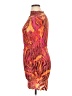 Shein Print Orange Cocktail Dress Size XL - photo 5