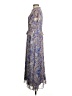 Julia Jordan 100% Polyester Paisley Blue Casual Dress Size 4 - photo 5
