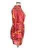 Shein Print Orange Cocktail Dress Size XL - photo 4