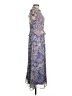 Julia Jordan 100% Polyester Paisley Blue Casual Dress Size 4 - photo 4
