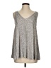 Vanessa Virginia 100% Rayon Silver Tank Top Size XS - photo 1