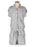 Old Navy 100% Rayon Houndstooth Gray Romper Size L - photo 1