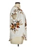 Shein Curve 100% Polyester Floral Ivory Short Sleeve Blouse Size 14 Plus (1) - photo 4