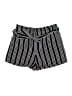 Ann Taylor LOFT Outlet 100% Polyester Stripes Black Shorts Size XS - photo 1