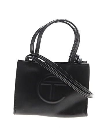 Telfar Small Black Shopping Tote (view 1)