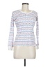 Isotoner Print White Pullover Sweater Size M - photo 1