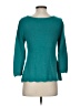 Casual Express Apparel 100% Cupro Teal Pullover Sweater Size S - photo 2