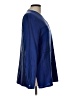 Assorted Brands 100% Silk Blue 3/4 Sleeve Silk Top Size 10 - photo 4