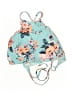 Seafolly Floral Teal Swimsuit Top Size 12 - photo 1