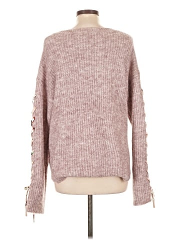 Hem & Thread Pullover Sweater (view 2)