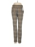 SOHO Apparel Ltd Plaid Brown Casual Pants Size S - photo 1