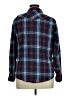 Vanilla Star 100% Cotton Plaid Blue Long Sleeve Button-Down Shirt Size XL - photo 2