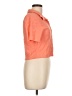 Chocolate Orange Short Sleeve Blouse Size L - photo 4