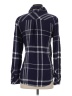 Rails 100% Rayon Plaid Blue Long Sleeve Button-Down Shirt Size S - photo 2