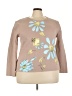 Misslook Floral Tan Sweatshirt Size 3X - photo 1