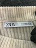 Zara Stripes Tan Turtleneck Sweater Size S - photo 7