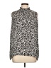 Jules & Leopold 100% Polyester Animal Print Silver Sleeveless Blouse Size L - photo 1