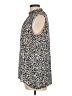 Jules & Leopold 100% Polyester Animal Print Silver Sleeveless Blouse Size L - photo 5