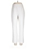 Miss Avenue 100% Polyester Solid Ivory Casual Pants Size L - photo 1