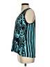 Nanette Lepore 100% Silk Teal Sleeveless Top Size S - photo 5