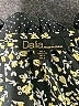 dalia 100% Polyester Black 3/4 Sleeve Blouse Size L - photo 7