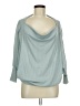 Easel Teal 3/4 Sleeve Blouse Size M - photo 1