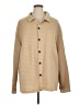 Unbranded 100% Polyester Houndstooth Tan Long Sleeve Blouse Size XL - photo 1