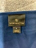 Worthington 100% Polyester Blue Short Sleeve Blouse Size L - photo 7