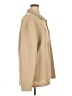 Unbranded 100% Polyester Houndstooth Tan Long Sleeve Blouse Size XL - photo 4