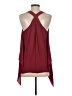 BCBGMAXAZRIA 100% Polyester Burgundy Sleeveless Blouse Size XS - photo 2