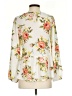 Shein Floral Ivory 3/4 Sleeve Blouse Size S - photo 2
