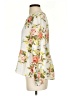 Shein Floral Ivory 3/4 Sleeve Blouse Size S - photo 5