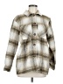 Time and Tru Plaid Ivory Coat Size M - photo 1