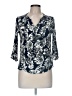 Fun2Fun Gray 3/4 Sleeve Blouse Size M - photo 1
