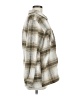 Time and Tru Plaid Ivory Coat Size M - photo 4